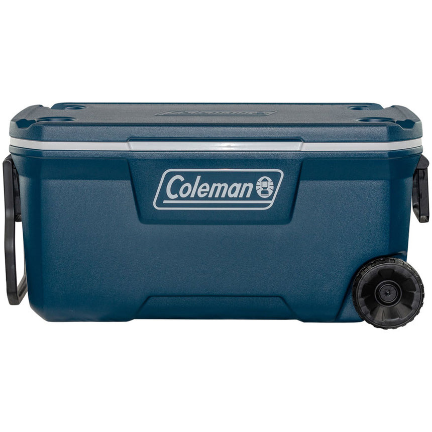 Lada frigorifica pasiva cu roti Coleman Xtreme 100QT, 92x45x46 cm, 96 litri, bleumarin