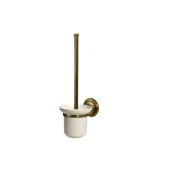 Suport perie wc bisk culoare bronz