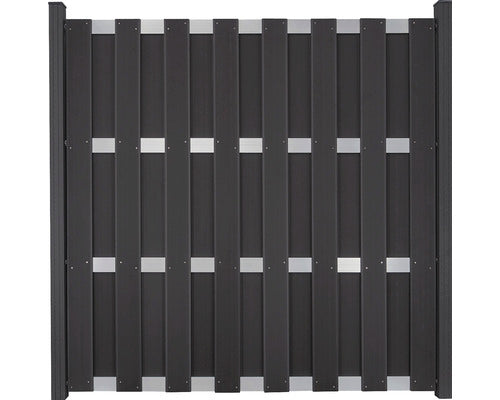 Kit Diy Panou Gard Groja Merano 180x180 Cm Antracit