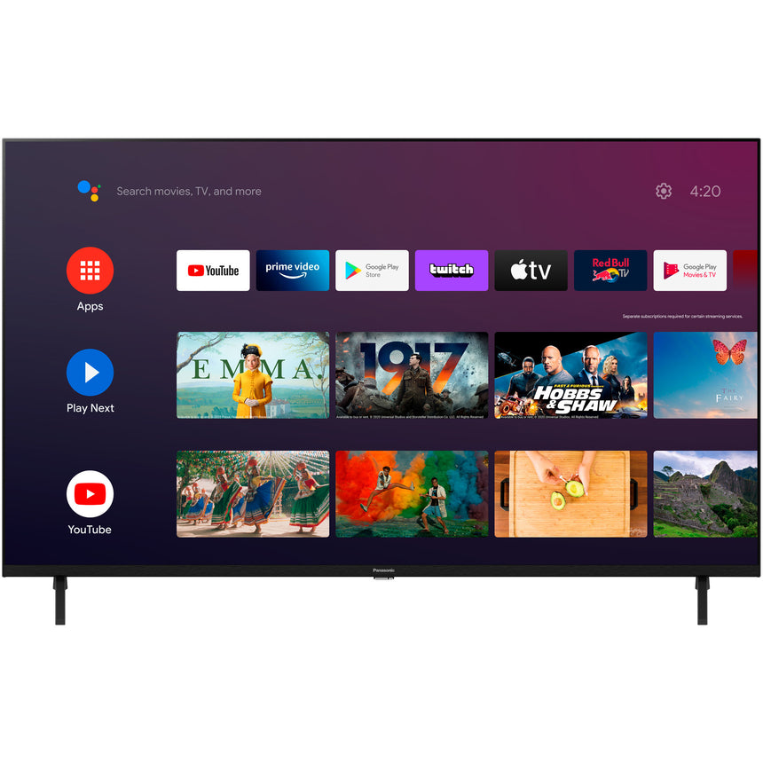 Televizor Panasonic LED TX-50LX800E, AndroidTV, 126cm, 4K Ultra HD, Clasa G