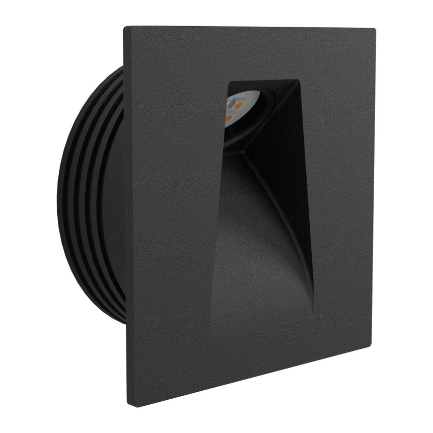 Spot incastrat EGLO MECINOS 99644, LED 2W, 200lm, 3000K, Otel, Negru