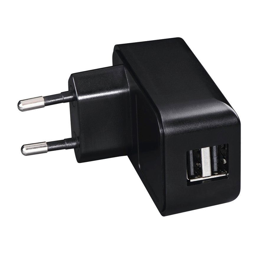 Incarcator retea Hama, 2xUSB, 2.1A, Negru