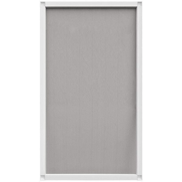Plasa tantari / Plasa insecte, clasica, cu balamale, din aluminiu, asamblata 49x47 cm, alb