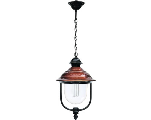 Pendul Neapol E27 Max. 1x60w, Pentru Exterior Ip23, Negru/rosu