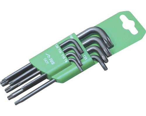 Set Chei Torx Ius T9-t40, 8 Piese, Otel Brunat