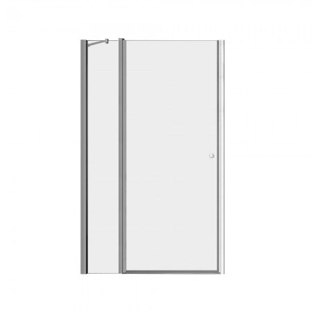Usa De Nisa Batanta Radaway Eos Ii Dws, 120x195 Cm, Sticla Securizata Transparenta, Profil Crom, Stanga