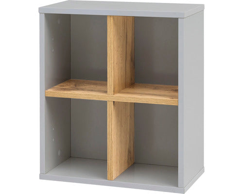 Raft Baie Padua 400, 40,5x48,3 cm, Gri Platina