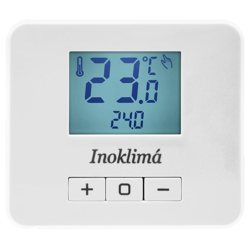 Termostat ambiental neprogramabil Inoklima Evo X cu fir