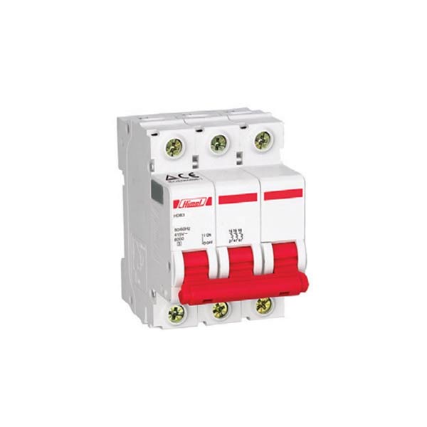 Siguranta automata 3P, 20A, curba de declansare C, capacitate de rupere 4,5kA, Himel