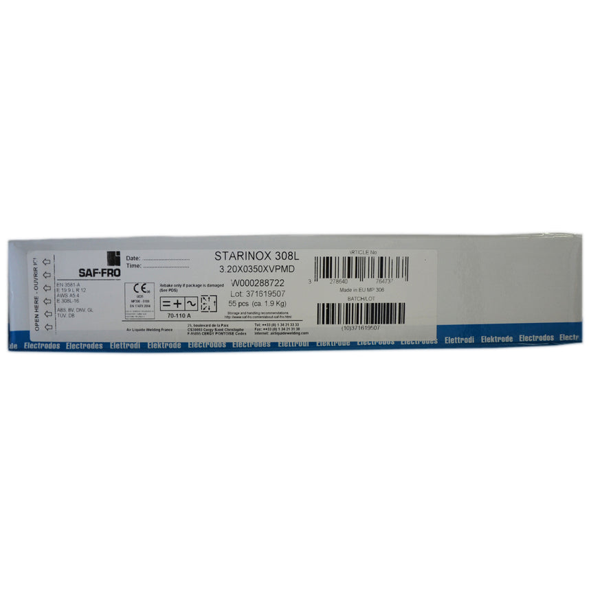 Electrozi inox Ductil Starinox, 308L 3.20x350 mm, 1.9 kg