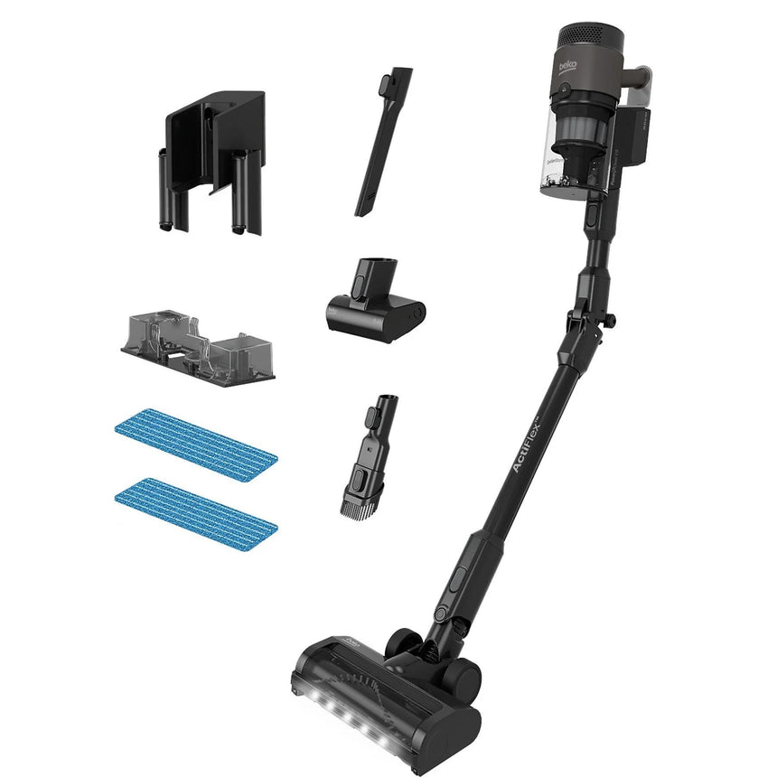Aspirator Beko PowerClean 2.0 VRT86325VI 60 min Functie de spalare Baterie inlocuibila Mini perie electrica