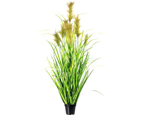 Planta Artificiala Miscanthus In Ghiveci H 155 Cm Verde