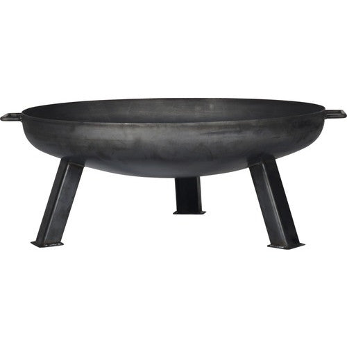Vatra de foc din fier, gri, Ø 60 cm, H 30 cm