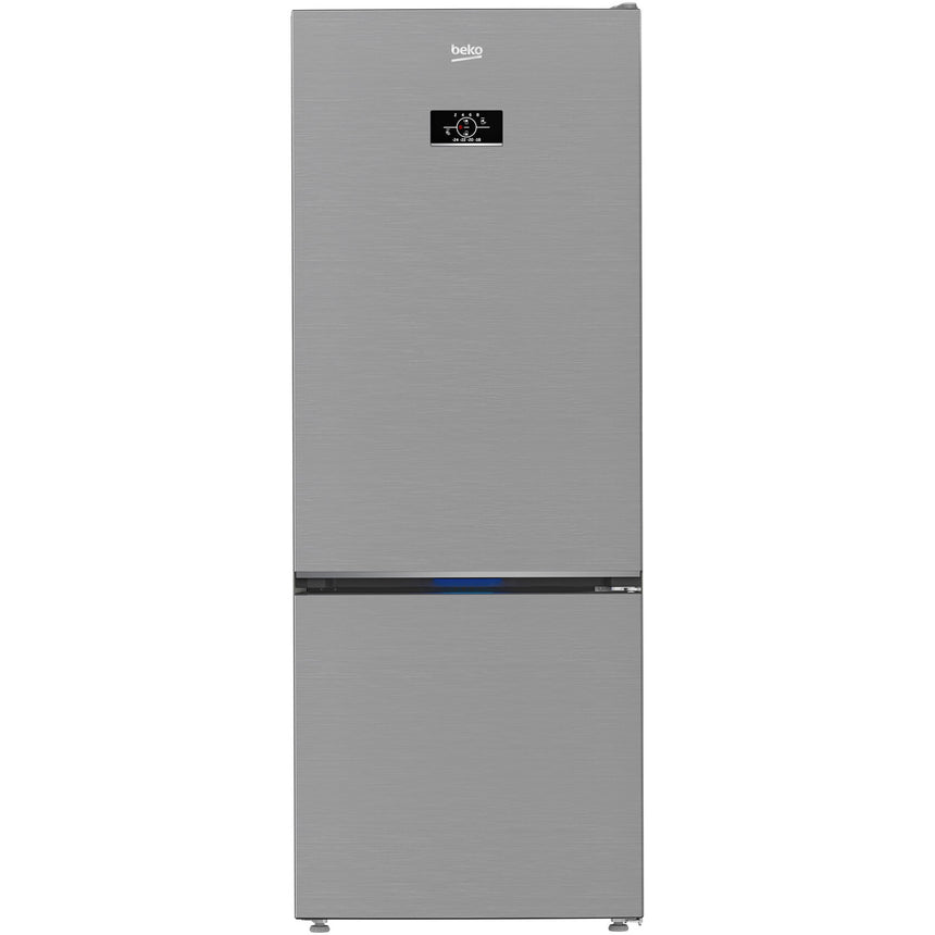 Combina frigorifica Beko B5RCNE535ZXB, 475 l, No Frost, AeroFlow, Everfresh+, HarvestFresh, XXL Bottle holder, Clasa D, H 187 cm, Inox