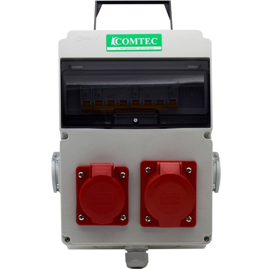 Tablou Santier 10L IP66 Echipat T1x16+T1x32+M2x16, Comtec