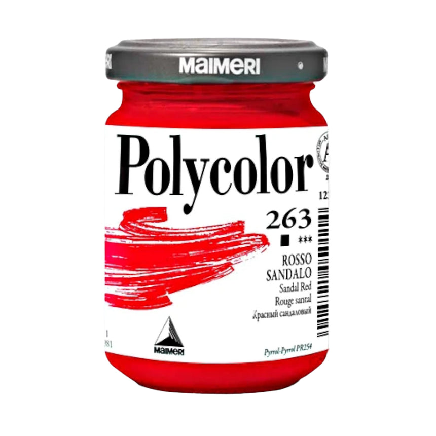 Culoare vinilica Polycolor Maimeri - Sandal Red - 140 ml