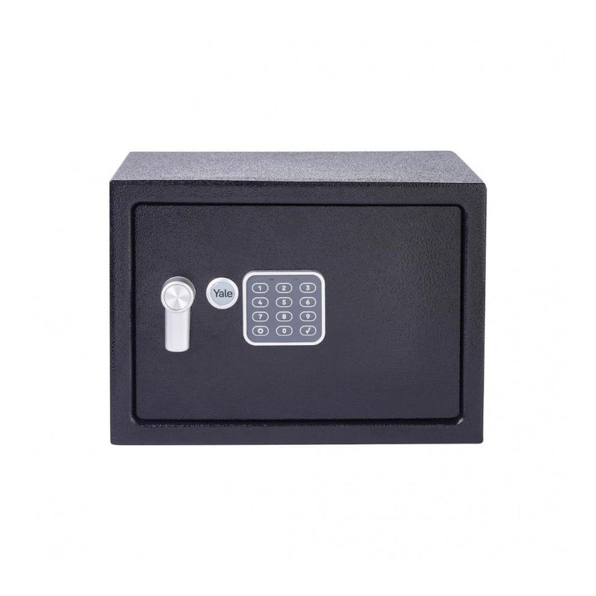 Seif mediu cu alarma incorporata de 130 dB, Yale, 250 x 350 x 250 mm cu tastatura electronica, culoare negru YEC/250/DB2