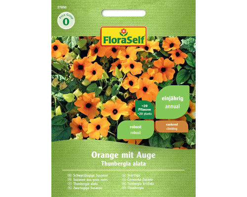 Seminte Flori Floraself Thunbergia Portocalie