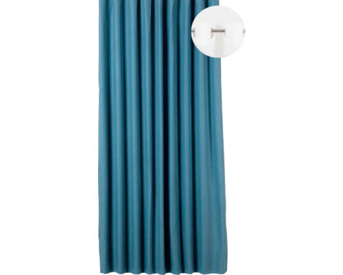 Draperie Cu Inele Hugo Albastru 140x245 Cm