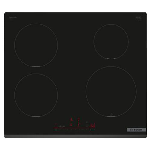 Plita cu inductie, BOSCH, PIE631HC1E Seria 6, 4 zone de gatit, DirectSelect, PerfectFry Plus, 60 cm, Negru
