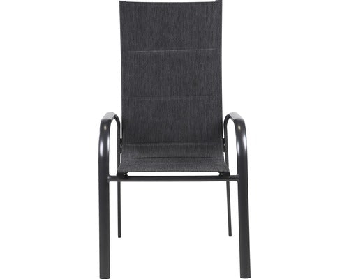 Scaun Suprapozabil Garden Place Eve Metal 67x60x108 Cm Gri Inchis