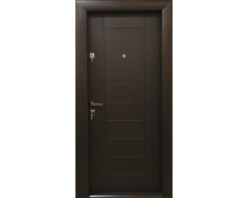Usa De Intrare Metalica Pentru Interior Modern 342 Wenge 88x201 Cm Dreapta