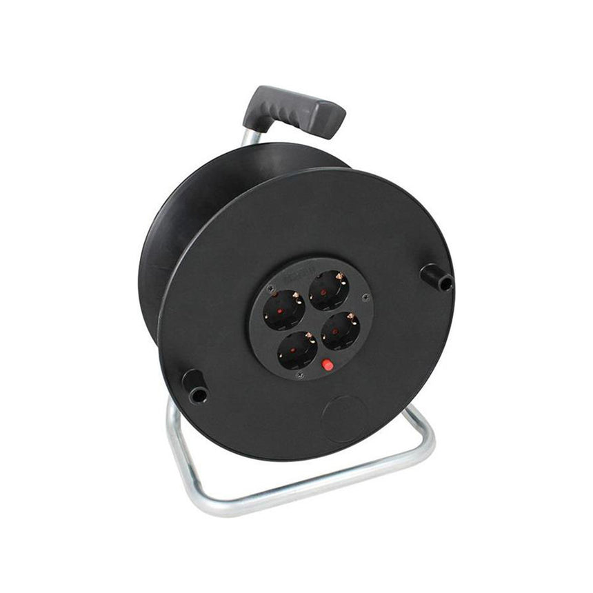 Bobina de cablu, Coomel, PVC, 280mm, Monofazata, 4x16A, 250V, 3500W, IP20