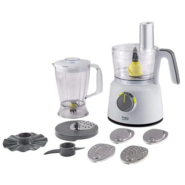 Robot de bucatarie Beko Foodster FPP4102W, 1.2 l, 1000 W, Multifunctional, 2 viteze, Alb