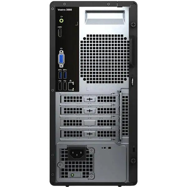 Sistem Desktop PC DELL Vostro 3888 MT, Intel Core i7-10700 pana la 4.8GHz, 16GB, SSD 512GB, Intel UHD Graphics 630, Windows 10 Pro, Negru