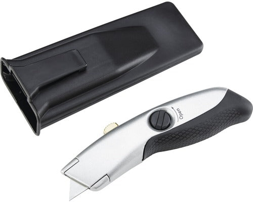 Cutter Multifunctional Metalic 80mm, Incl. Toc Pentru Centura Pantaloni
