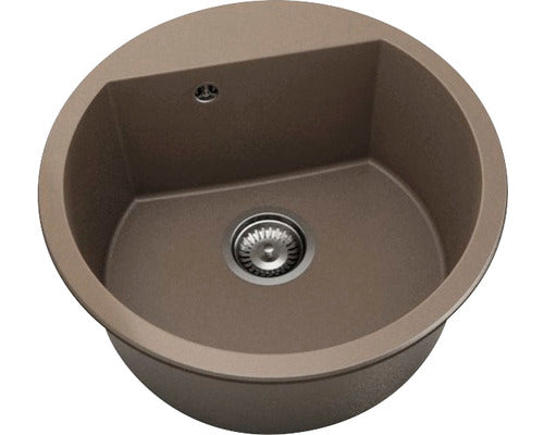Chiuveta Bucatarie Rotunda Fat Avangard 223 Ø51 Cm, Fatgranit Frappe