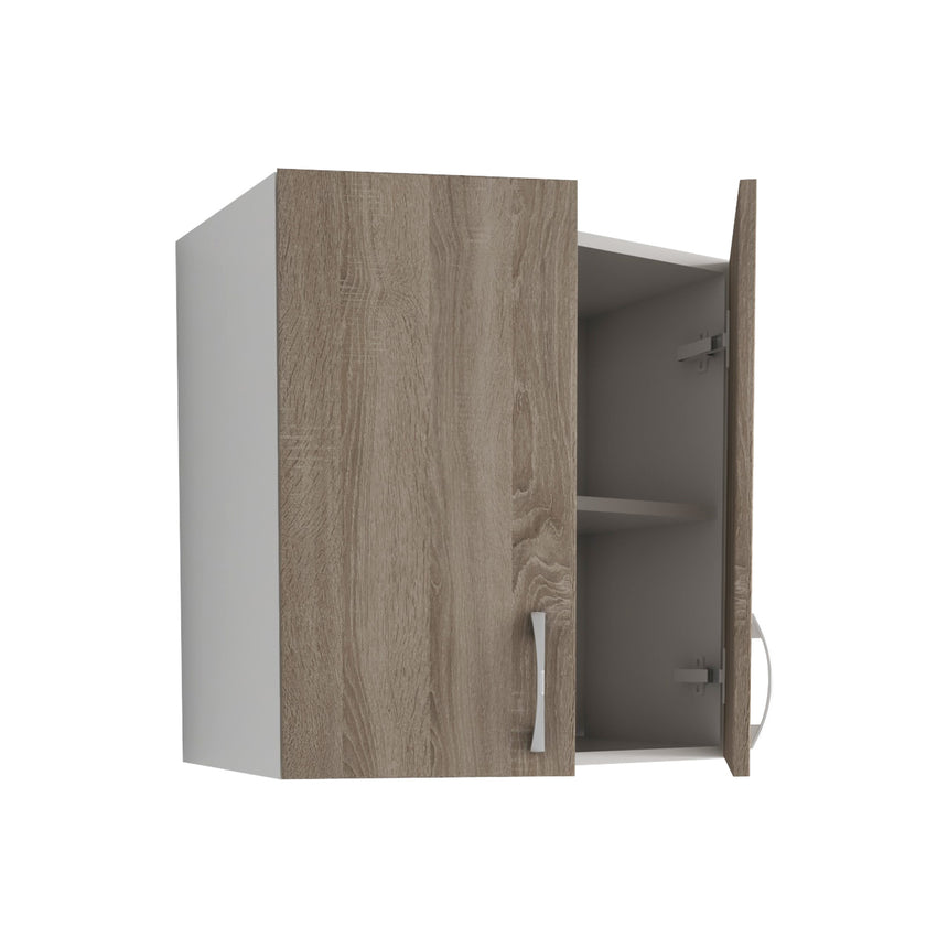 Corp Superior haaus Karo, 2 Usi, Stejar Sonoma Inchis/Alb, 60 x 30 x 60 cm