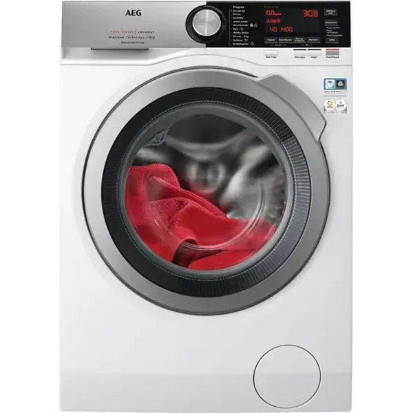 Masina de spalat rufe AEG L7FEC41PS, 10 kg, 1400 rpm, Clasa A, OKOMix, ProSteam, ProSense, Motor OKOInverter, Control touch, Alb