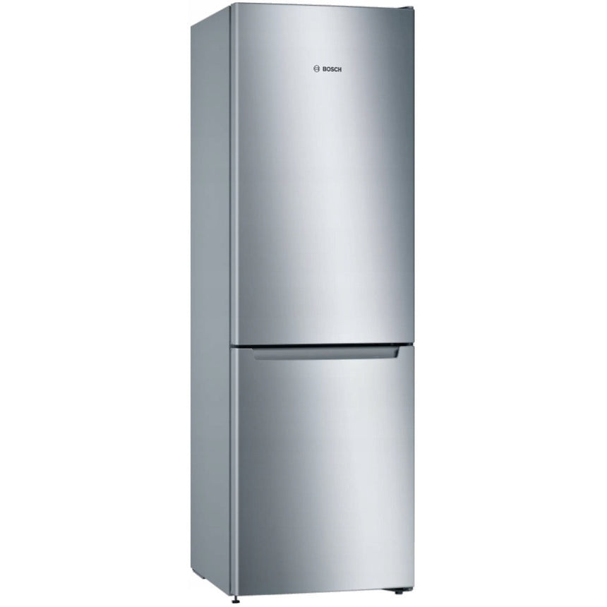 Combina frigorifica Bosch KGN33NLEB, 282 l, NoFrost, Control electronic, Iluminare LED, PerfectFit, Clasa E, 176 cm, Inox