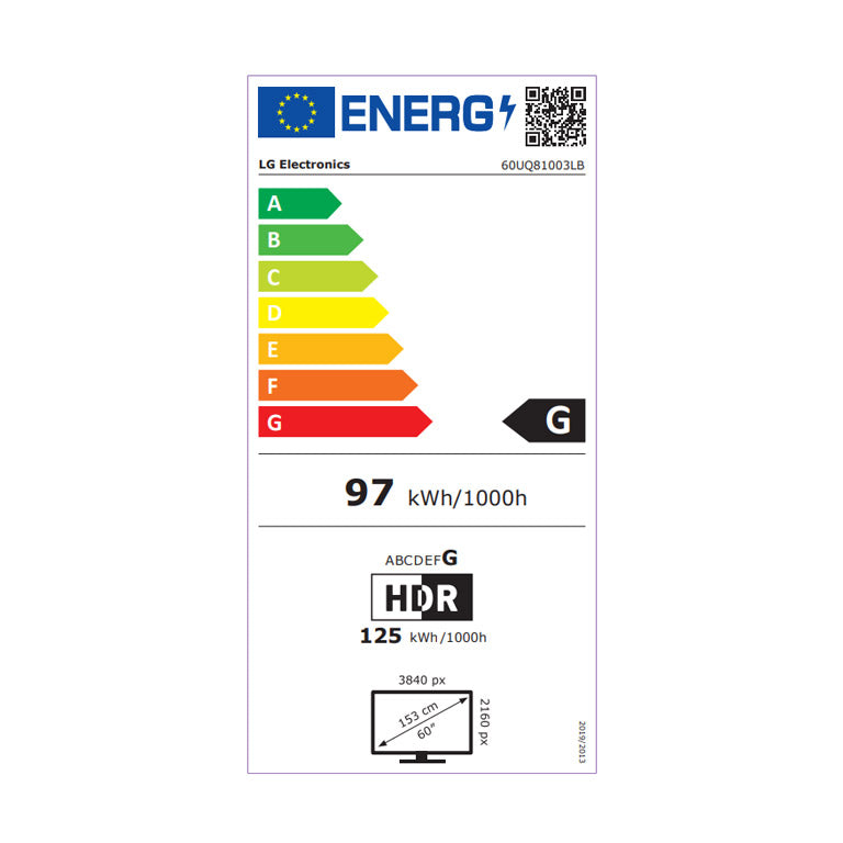 Televizor LG LED 60UQ81003LB, 152 cm, Smart, 4K Ultra HD, Clasa G