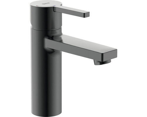 Baterie lavoar monocomanda Roca Naia tehnologie Cold Start brushed titanium black