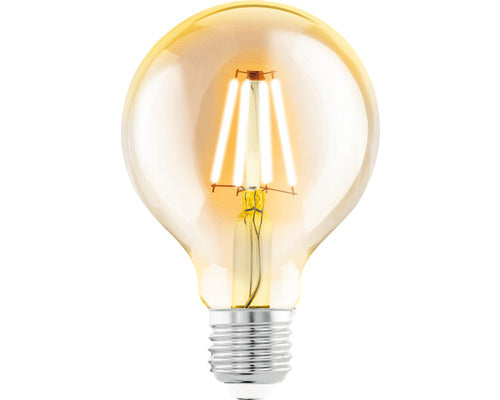 Bec Vintage Led Eglo E27 4w, Glob G80, Durata Viata 15.000 H, 350 Lumeni