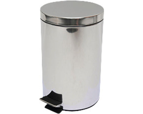 Cos Gunoi cu Pedala 12l Inox Lucios