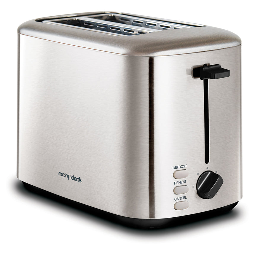 Prajitor de paine Morphy Richards Equip 22067, 800W, 7 setari, 2 felii, Inox