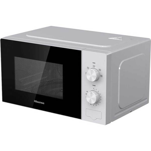 Cuptor Microunde HISENSE H20MOWP1, 20l, 700W, Alb-Negru