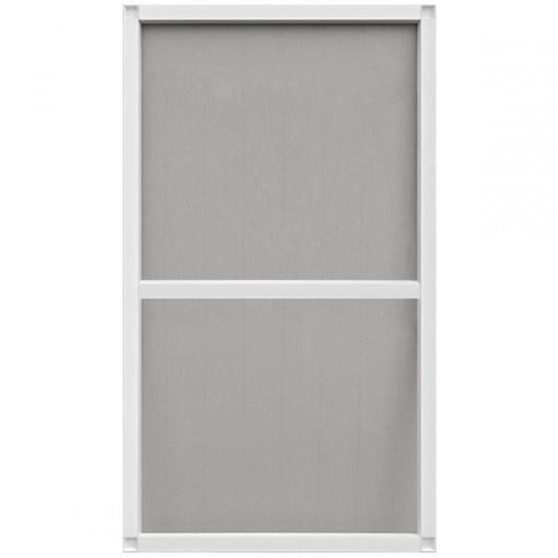 Plasa De Tantari Cu Rama Din Aluminiu Pentru Usa, Alba, 100x210 Cm