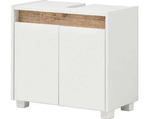 Baza Lavoar Cosmo WBU570, 2 Usi, PAL, 56,9 cm, Alb Perlat