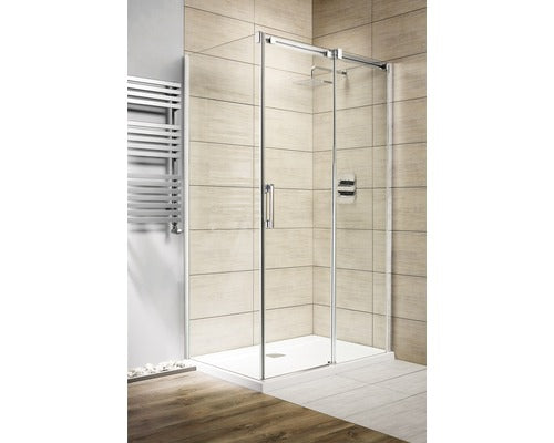Perete lateral dus Radaway Espera KDJ, 80x200 cm, dreapta, sticla securizata transparenta, profil crom
