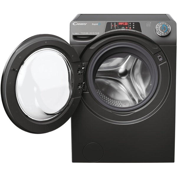 Masina de spalat rufe frontala slim CANDY RO41276DWMCRT-S, Wi-Fi, 7 kg, 1200rpm, Clasa A, antracit