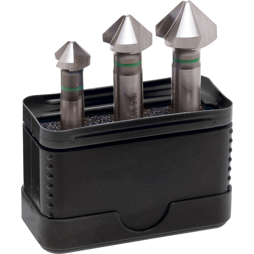 Set de 3 capete pentru gaurit, Alpen, HSS 90'