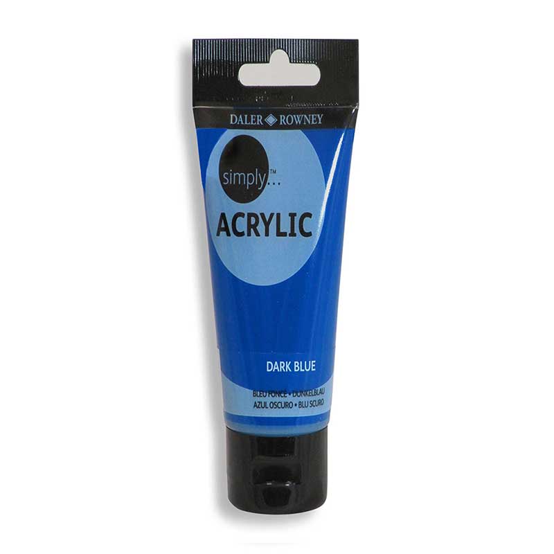 Culoare acrilica Simply, 142 - Dark Blue, 250 ml