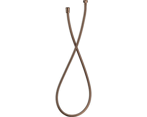 Furtun de dus metalic antitorsiune 170 cm rose gold