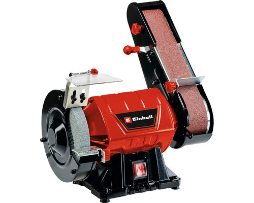 Polizor cu banda si slefuitor de banc Einhell TC-US 350, 185 W, 220 V, 2980 RPM, 150 mm diametru piatra