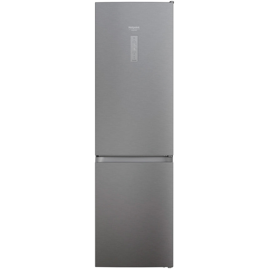 Combina frigorifica Hotpoint HAFC9 TT43SX O3, 367l, Total No Frost, Active Oxygen, Clasa D, H 202.7 cm, Inox