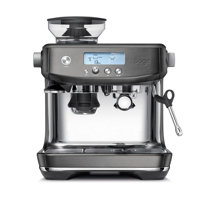 Espressor manual SAGE SES878BST, volum rezervor 2l, 1680W, 15 bar, afisaj LCD, sistem termic ThermoJet, Negru mat